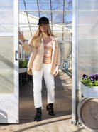 BCBOX regular pant - White - Black Colour