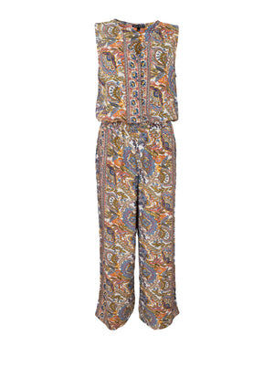 BCLUNA sleeveless jumpsuit - Summer Garden - Black Colour