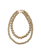 BCLINA 2-in-1 necklace - Gold Coloured - Black Colour