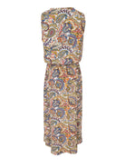 BCLUNA sleeveless dress - Summer Garden - Black Colour