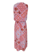 BCLUNA sleeveless dress - Square Red - Black Colour