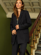 BCZARRA oversize blazer - Black - Black Colour