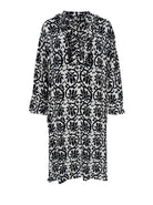 BCLUNA Ruffle tunic dress - Black Lily - Black Colour