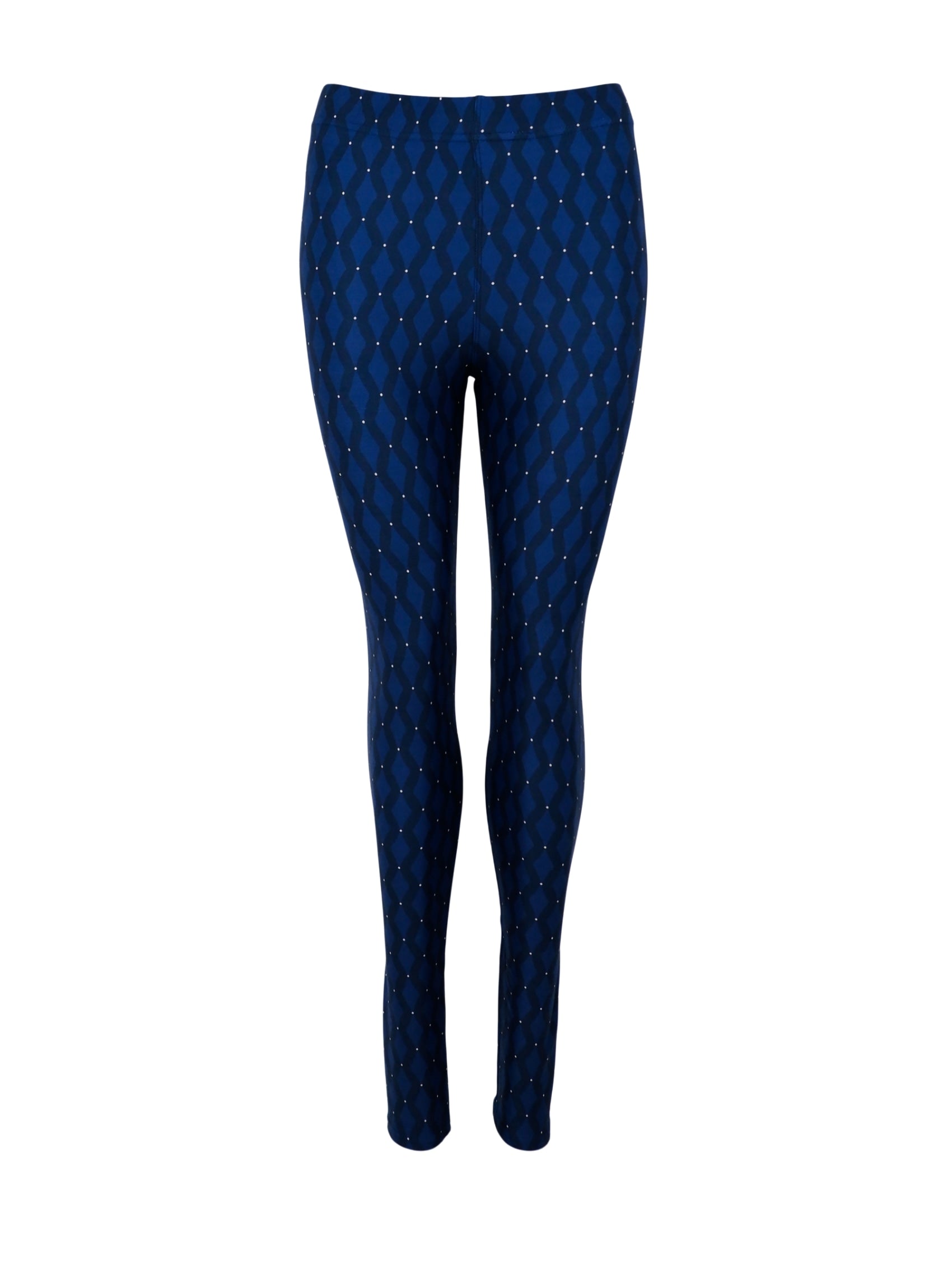 BCROBYN printed legging - Blue Graphic - Black Colour