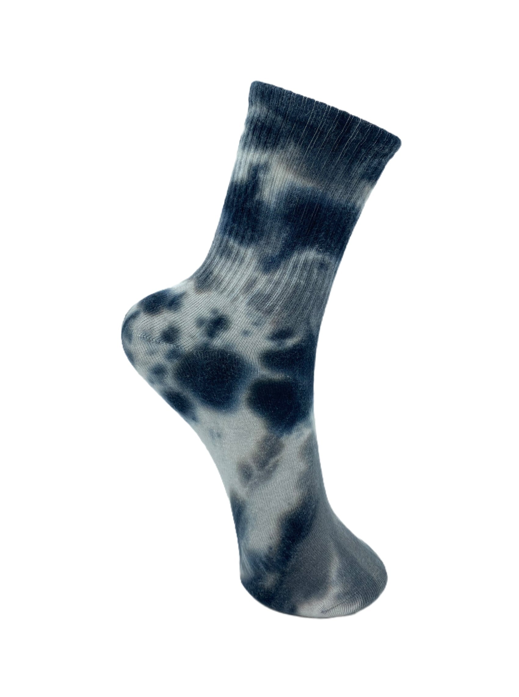 BCTOKYO tie dye sock - Black/Grey Tie Dye - Black Colour