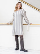 BCPROVENCE dress - Natural - Black Colour