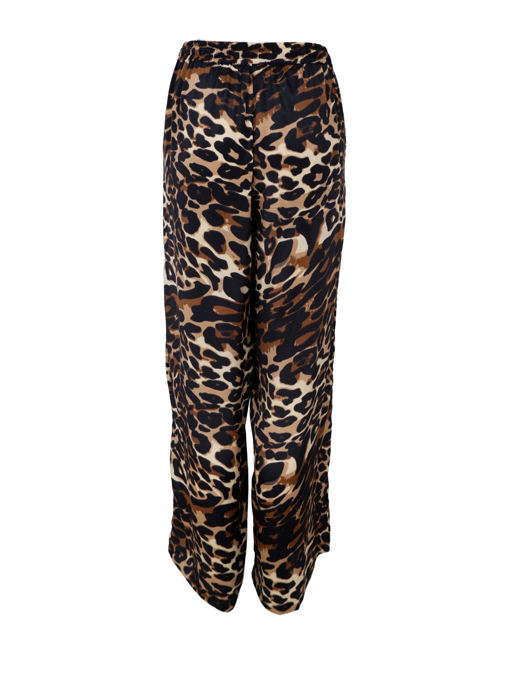 BCLUNA straight pant - Leopard - Black Colour