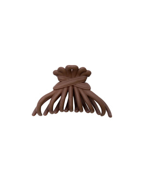 BCVENEDA medium matt hair claw - Coffee - Black Colour