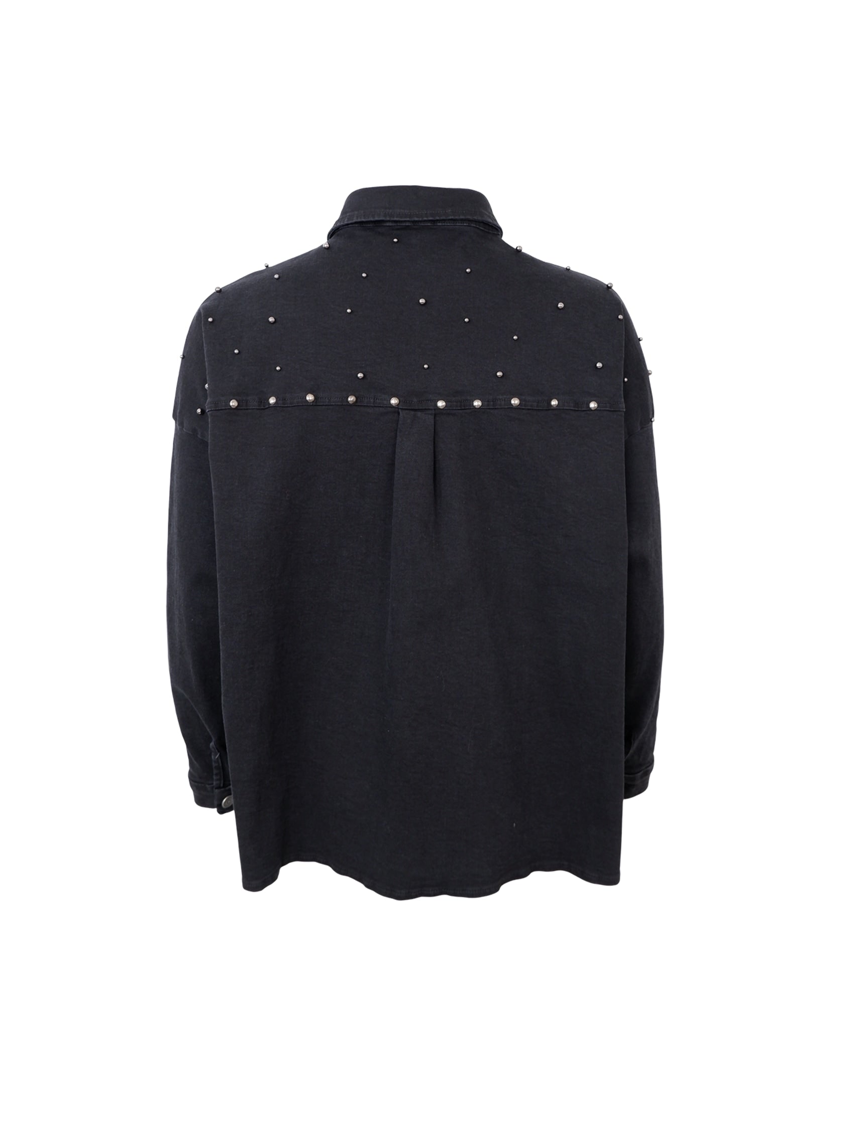 BCNESSA jeans shirt jacket - Black - Black Colour