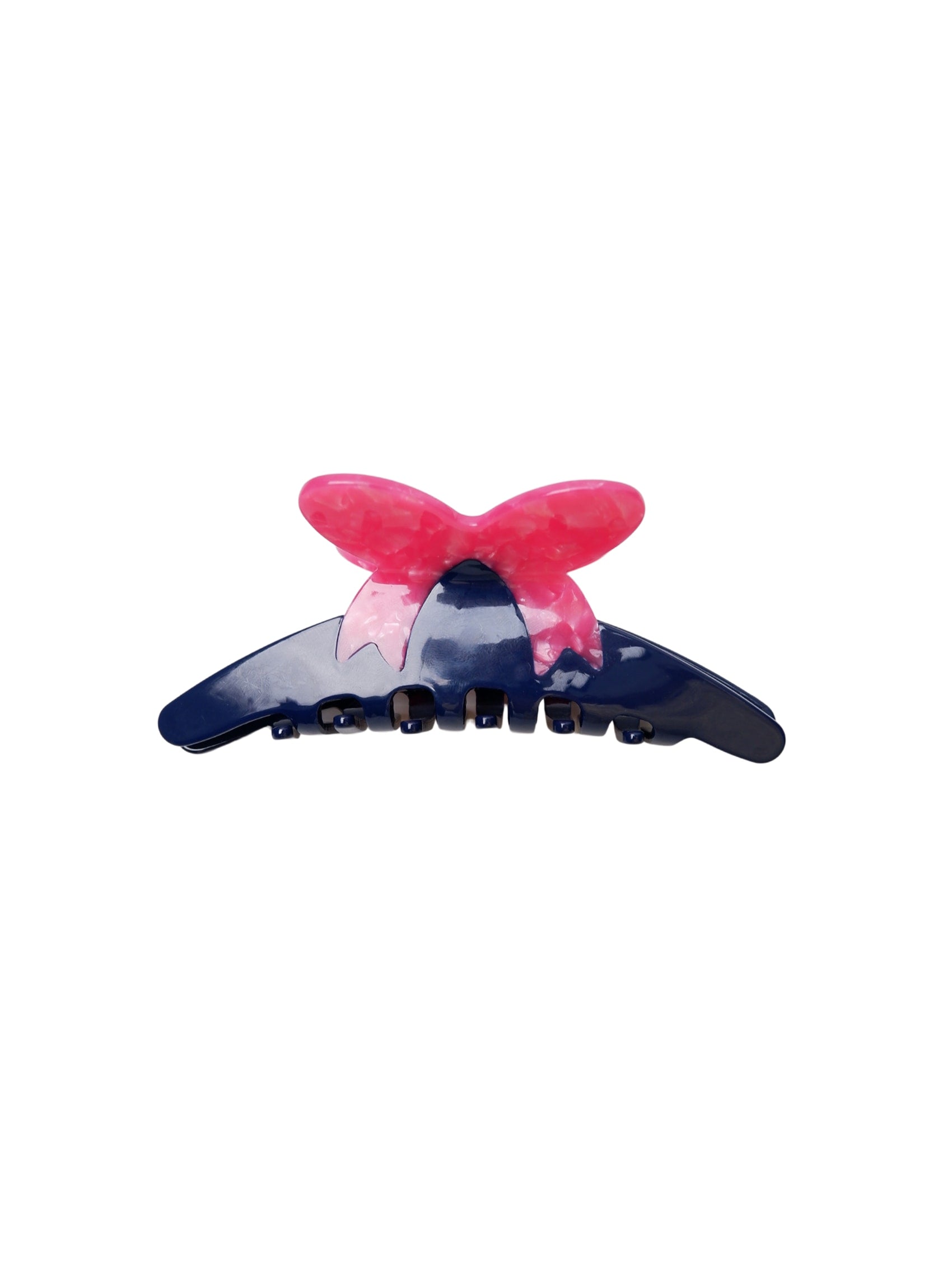 BCSIGRID bow hair claw - Navy - Black Colour