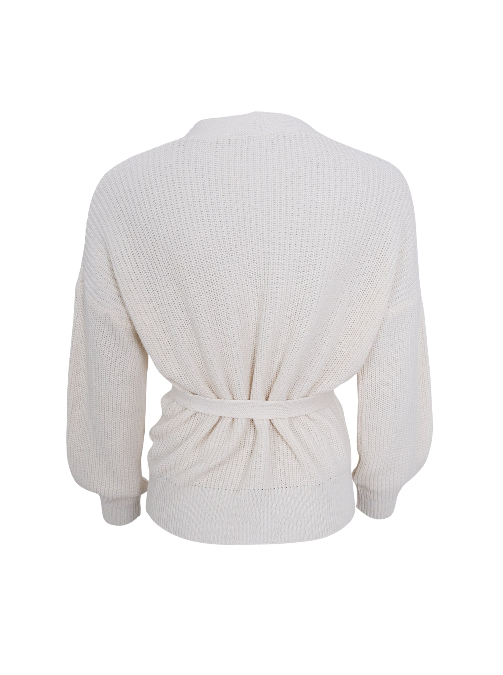 BCFRY knit cardigan - Off White - Black Colour