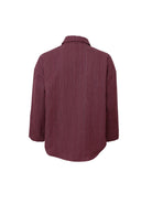BCMONTREAL shirt jacket - Plum - Black Colour