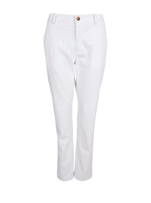 BCBOX regular pant - White - Black Colour