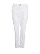 BCBOX regular pant - White - Black Colour
