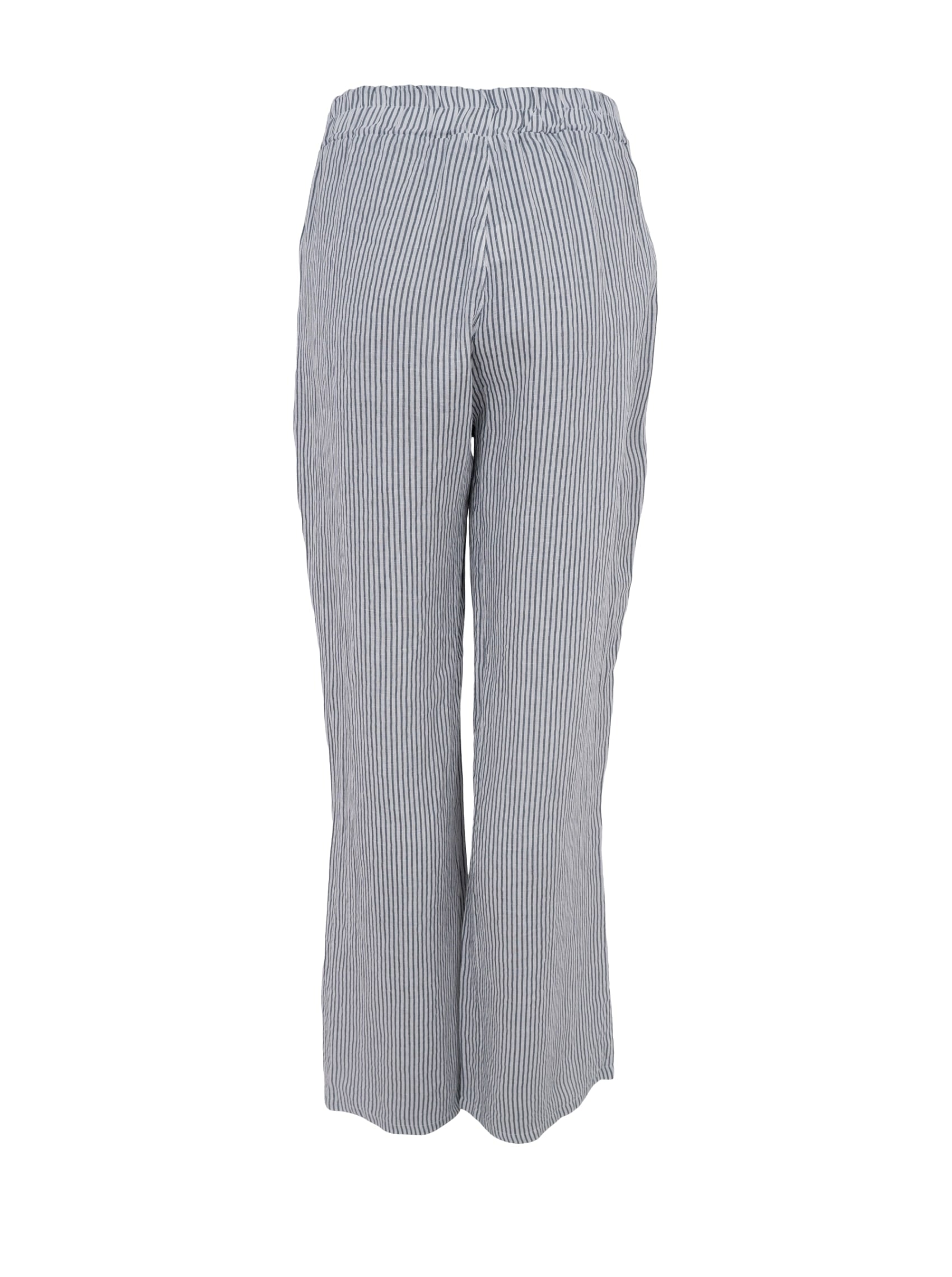 BCMELINA wide linen pant - Northern Grey - Black Colour