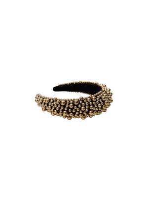 BCSHAFFER headband - Black/Gold Coloured - Black Colour