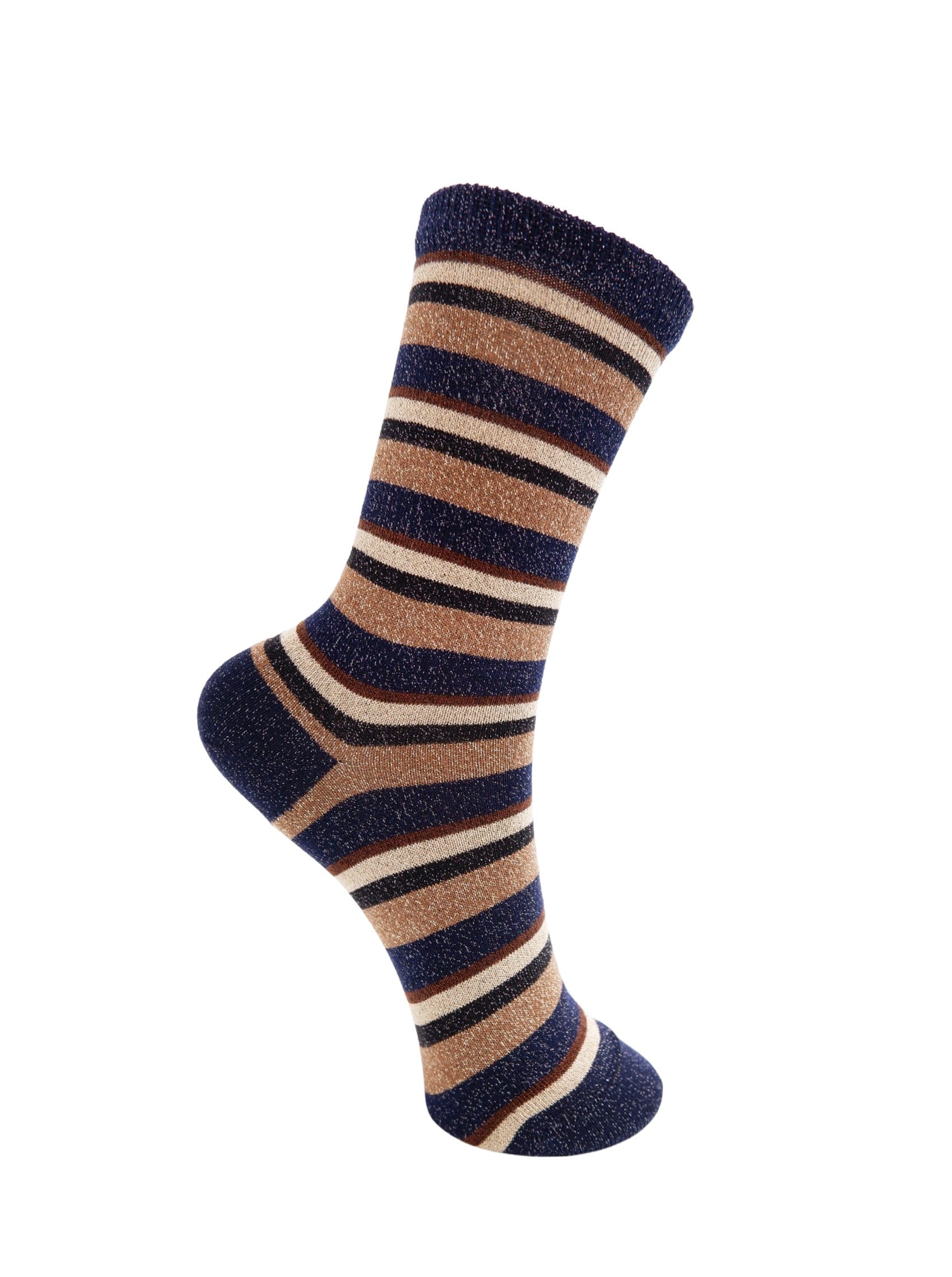 BCBRANDI striped sock - Dark Navy - Black Colour