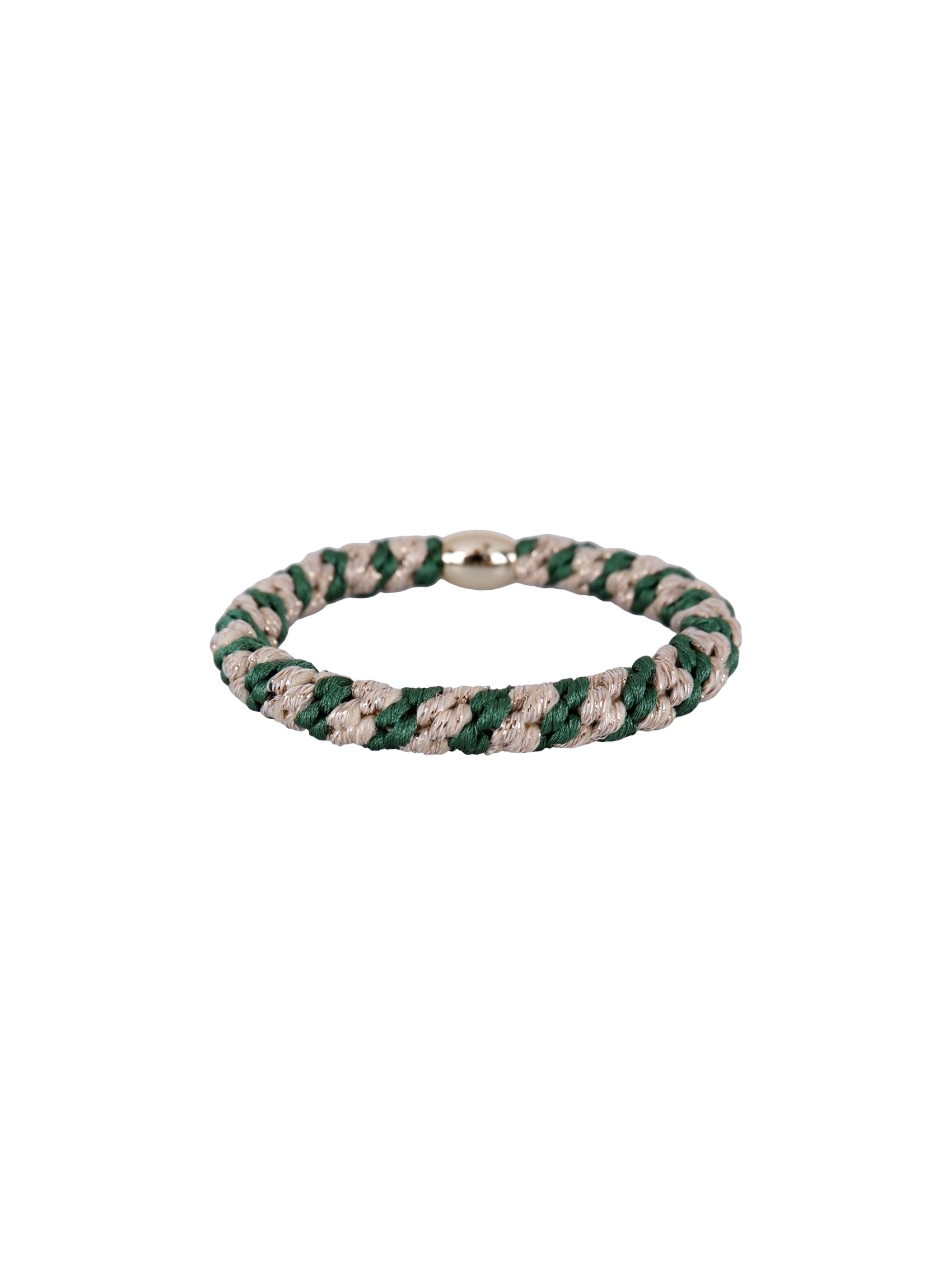 BCKALLY gold coloured bead elastic - Pinetree Gold Coloured - Black Colour