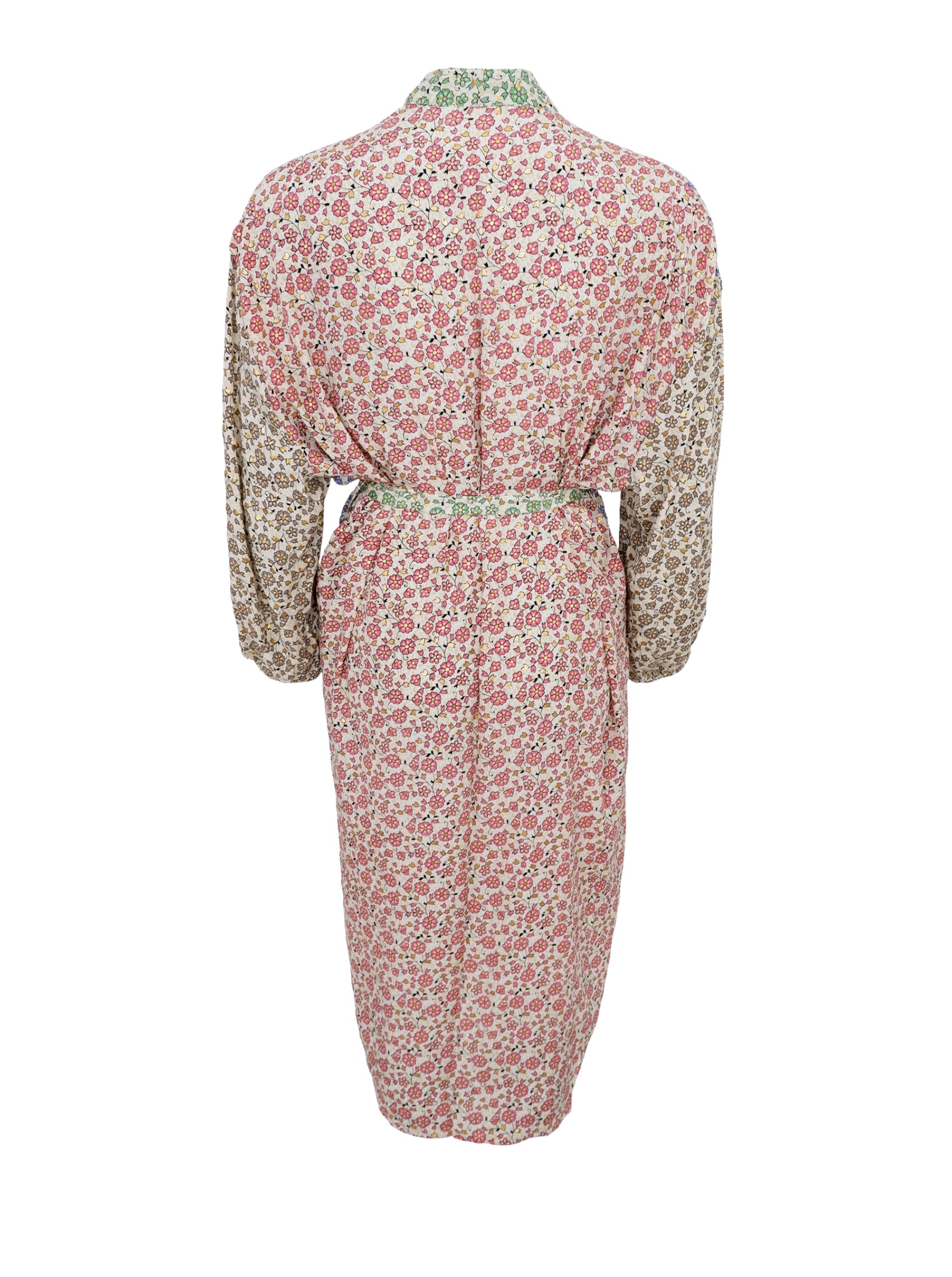 BCLUNA long kimono - Daisy Mix - Black Colour