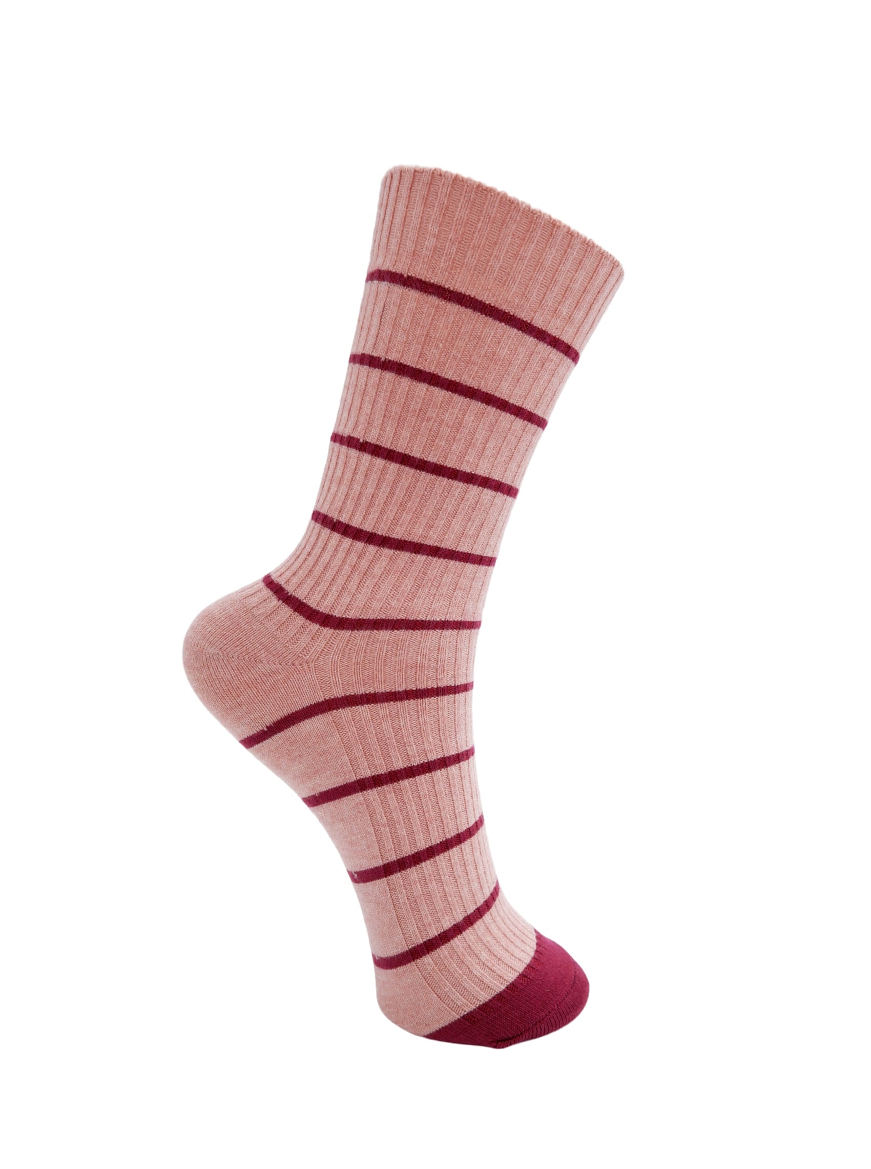 BCLIANA sock - Dust Rose - Black Colour