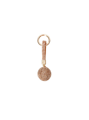 BCBALL rhinestone keyhanger - Golden - Black Colour
