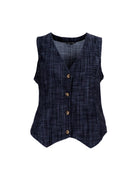 BCBOX vest - Black Denim - Black Colour