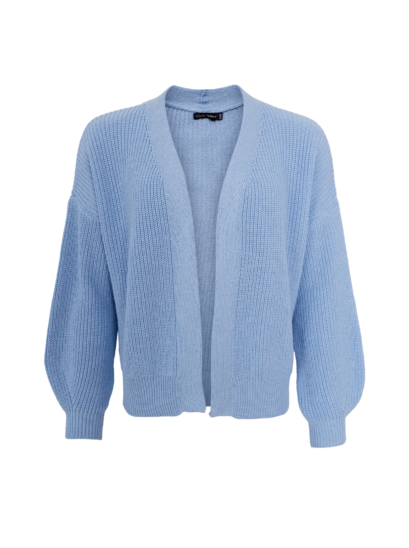 BCFRY knit cardigan - Sky Blue - Black Colour